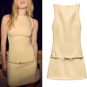 Zara Cream Mini Dress